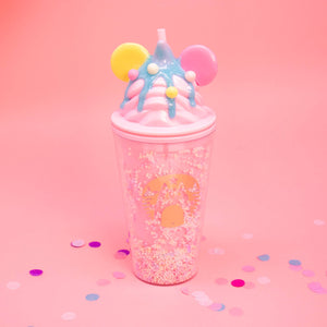 Tumbler - Cookie Mouse Ear Sweets Rainbow (Pink)