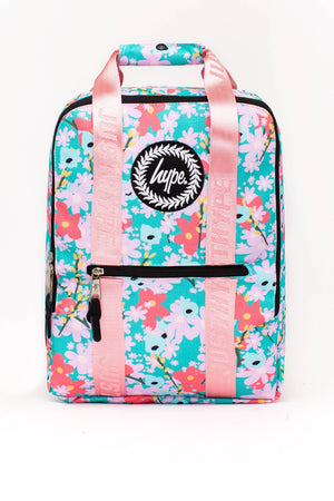 Vintage Floral Boxy Backpack Cheeky by Kali