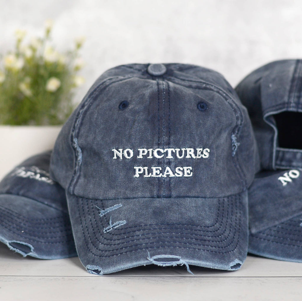 No Pictures Please Hat
