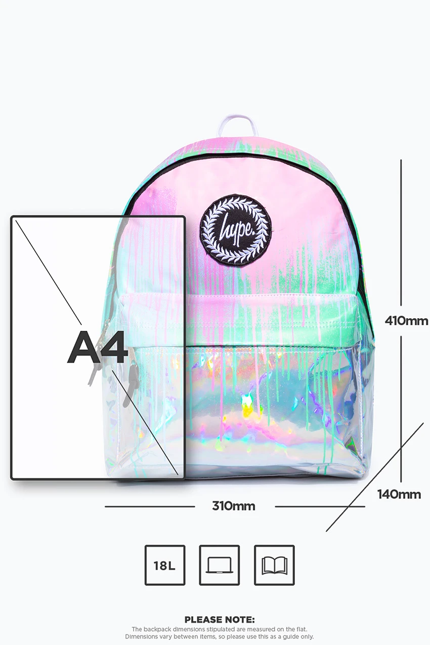 Hype Purple & Pink Drip Backpack 